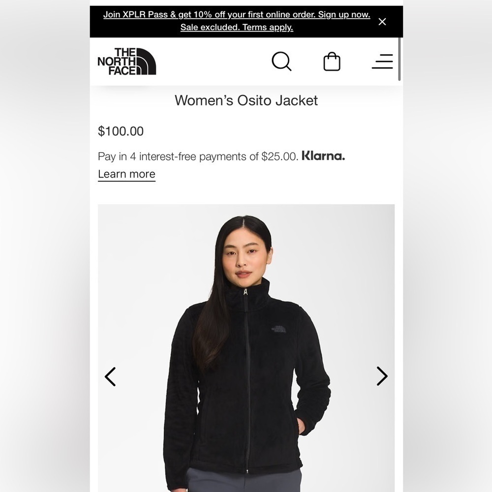 Women’s North Face Osito Jacket​​